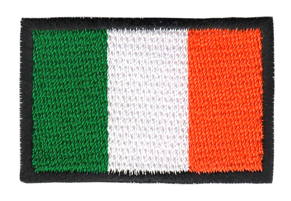 #bk12 Flagge klein Irland Aufnäher Bügelbild Applikation Aufbügler Patch Größe 4,5 x 3,0 cm