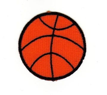 af69★Basketball Ball Aufnäher aufbügeln Bügelbild Patch  Applikation 4,5 x 4,5cm