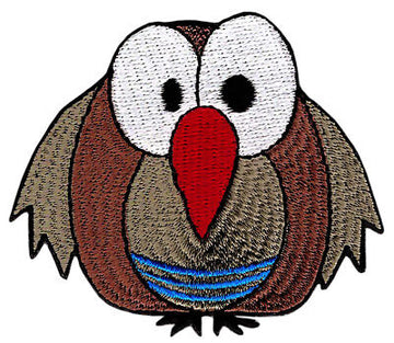am30★Vogel Spatz Aufnäher zum aufbügeln Bügelbild Flicken Patch Neu 7,4 x 6,3 cm