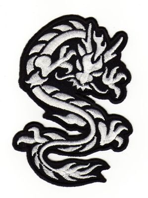 an90★Drache Dragon Aufnäher zum aufbügeln Bügelbild Applikation 11,5 x 8,0 cm