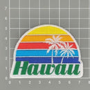 ak40★Hawaii Aufnäher Palme Bügelbild Applikation Patch Flicken 7,3 x 5,5 cm-4