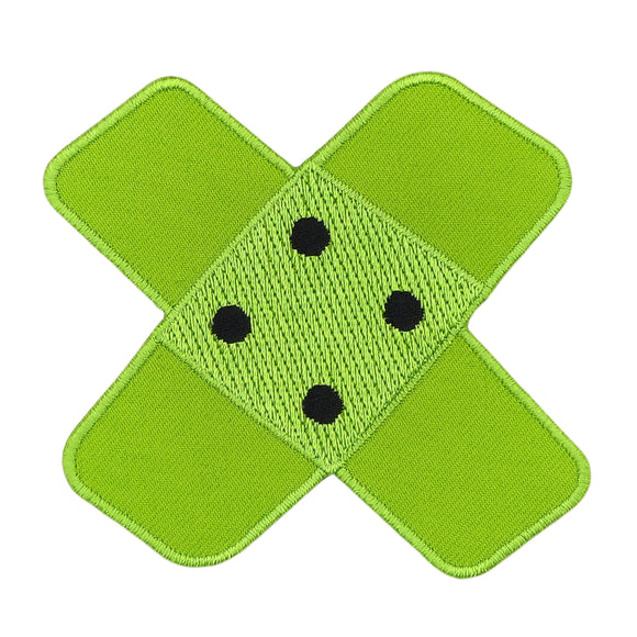 Aufnäher Motiv Pflaster  Grün