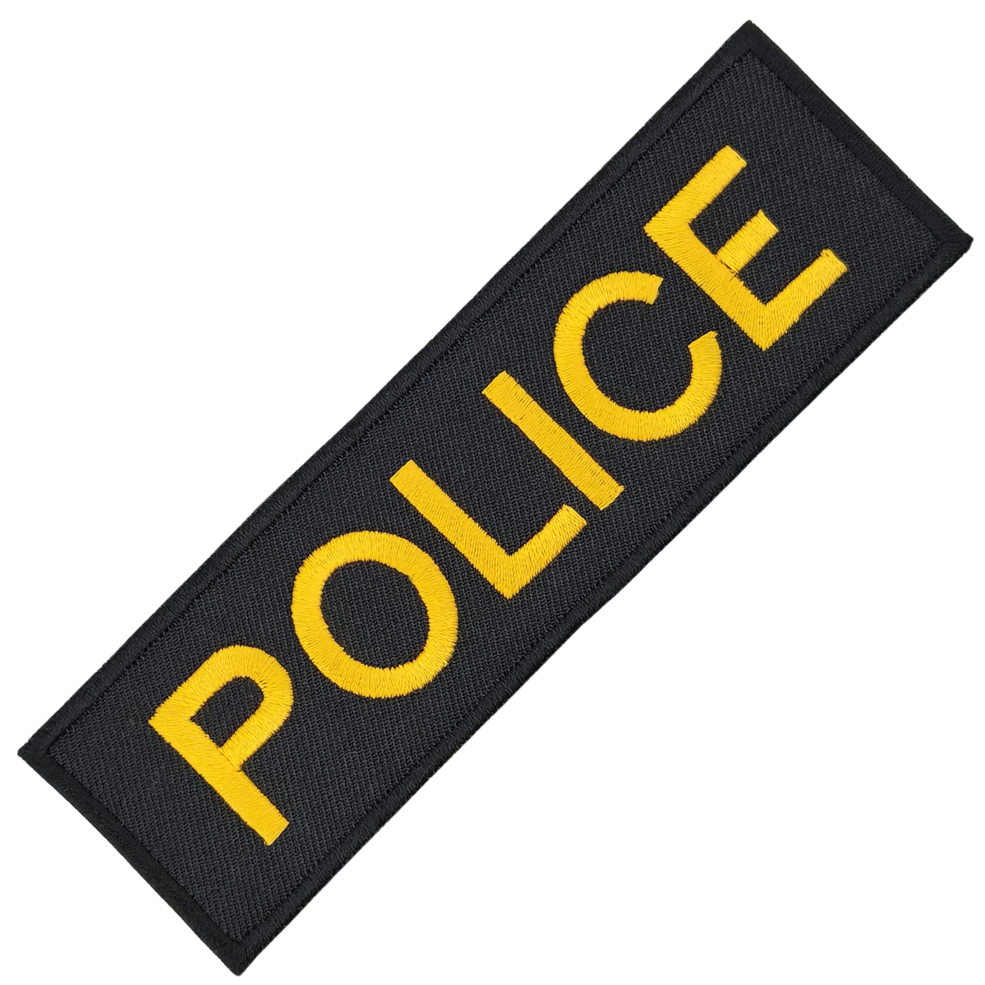 #ac30 Police Abzeichen Security Aufnäher USA Patch Applikation Bügelbild Karneval Fasching Kostüm Größe 12,7 x 3,9 cm