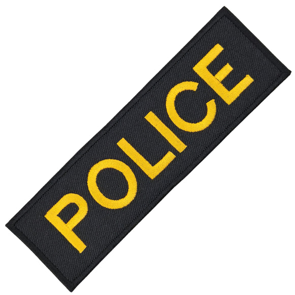 #ac30 Police Badge Security Patch USA Patch Application Iron-On Carnival Costume Size 12.7 x 3.9 cm