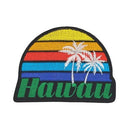 ag25★Hawaii Aufnäher Palme Bügelbild Applikation Patch Flicken 7,3 x 5,5 cm-1
