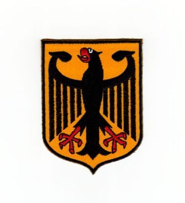 ah64★Wappen Bundesadler Deutschland Aufnäher Bügelbild Applikation 5,9 x 7,8 cm