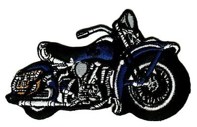 bb41★Motorrad Biker Aufnäher aufbügeln Bügelbild Bügelflicken Patch 9,5 x 5,6cm