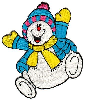 bb87★Eisbär Bär Aufnäher zum aufbügeln Bügelbild Patch Applikation 6,4 x 7,7 cm