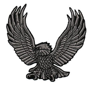 an37★Adler Aufnäher Bügelbild Applikation Patch Eagle Flicken Vogel 9,5 x 8,5 cm