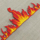 ag94★Feuer Flamme Aufnäher zum aufbügeln Bügelbild Patch Applikation 11,8 x 5 cm-2