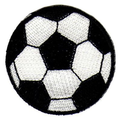 af71★Football Ball Iron-On Patch Applique 4.5 x 4.5cm