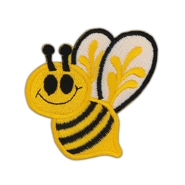 #ad07 Baby Biene Hummel Aufnäher Bügelbild Applikation Flicken Patch Größe 6,0  x 7,0 cm