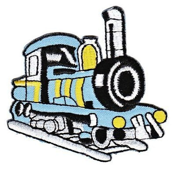 bf18★Lok Dampflok Aufnäher zum aufbügeln Bügelbild Patch Applikation 7 x 7 cm