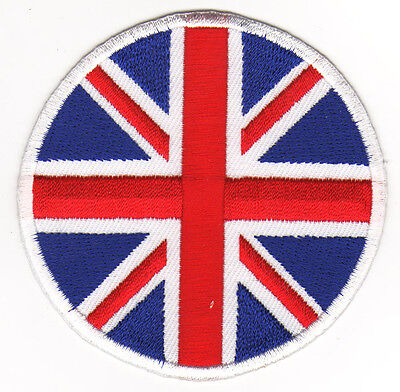 au73★Flagge UK Union Jack Großbritannien Aufnäher Bügelbild Patch 7,5 x 7,5 cm