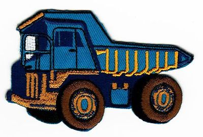 bb48★LKW Laster Kipper Aufnäher aufbügeln Bügelbild Patch Flicken 8,6 x 5,5 cm