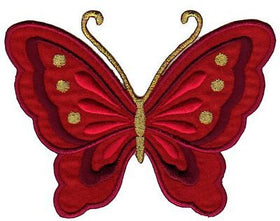 ah24★Schmetterling Groß Aufnäher Bügelbild Applikation Patch Flicken 11 x 8 cm