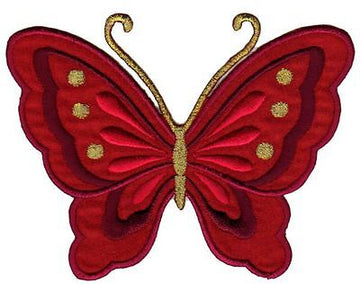 ah24★Schmetterling Groß Aufnäher Bügelbild Applikation Patch Flicken 11 x 8 cm