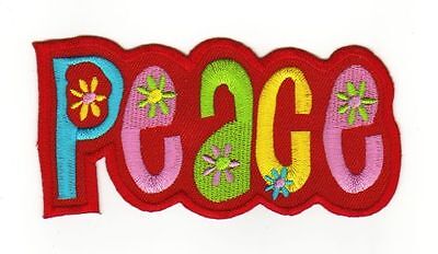 af97★PEACE iron-on patch iron-on patch application 11 x 5.2 cm