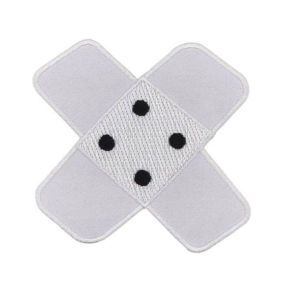 Aufnäher Motiv Pflaster Weiß