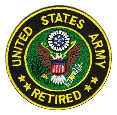 bb70★United States Army Retired Aufnäher Bügelbild USA Patch Neu 9,2 x 5,9 cm