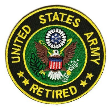 bb70★United States Army Retired Aufnäher Bügelbild USA Patch Neu 9,2 x 5,9 cm
