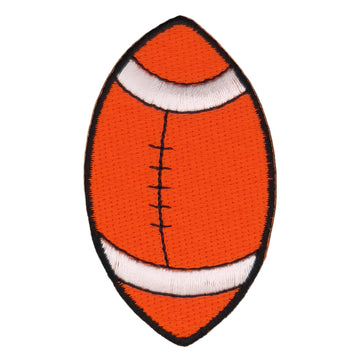 #ae37 American Football Ball Sport Aufnäher Applikation Bügelbild Flicken Patch Größe 3,8 x 6,7 cm