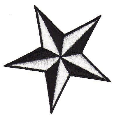 au83★Stern Aufnäher zum aufbügeln Bügelbild Bügelflicken Patch Star 8,5 x 8,5 cm