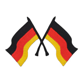 #ad31 Deutschland Flagge Germany Aufnäher Bügelbild Applikation Patch Flicken Größe 9,5 x 6,5 cm