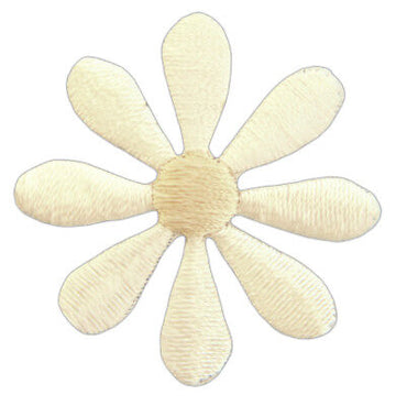 as84★Blüte klein Gelb Blume Aufnäher zum aufbügeln Bügelbild Patch 3,5 x 3,5 cm