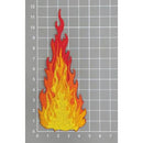 ae84★Feuer Flamme Aufnäher aufbügeln Bügelbild Patch Applikation 4,7 x 11,8 cm-4