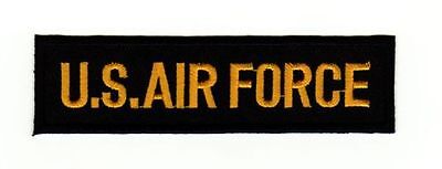 ag24★U.S. Air Force Aufnäher Bügelbild Applikation Patch Flicken 12,5 x 3,5 cm