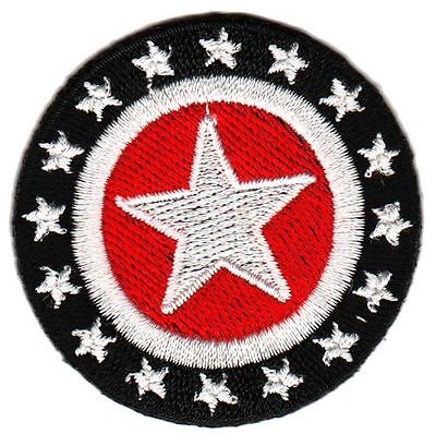 bb95★Stern Aufnäher zum aufbügeln Bügelbild Patch Applikation Flicken  5 x 5 cm