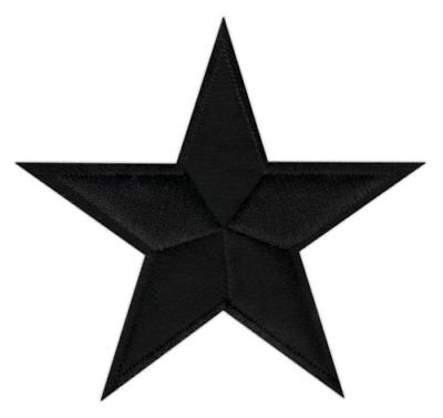 au49★Stern Aufnäher zum aufbügeln Bügelbild Bügelflicken Patch Star 8,5 x 8,5 cm