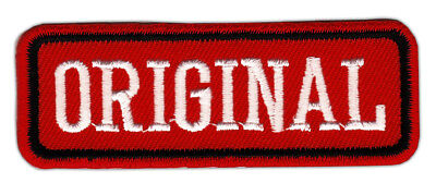 ah87★ORIGINAL★ Aufnäher zum aufbügeln Bügelbild Patch Applikation 7,2 x 2,6 cm