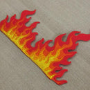 as64★Feuer Ring Flamme Aufnäher aufbügeln Bügelbild Patch Flicken 10,6 x 7,5 cm-2