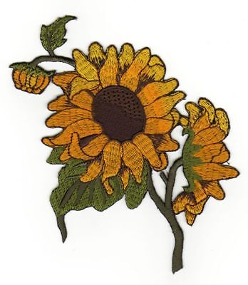 af87★Sunflower iron-on patch application iron-on patch 9.5 x 13 cm