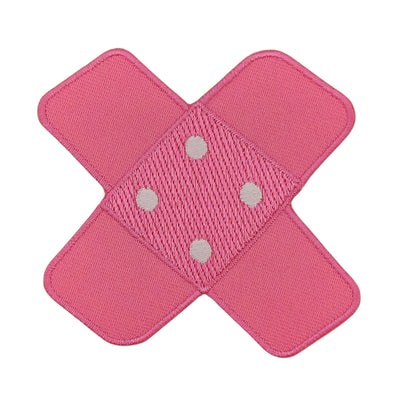 Aufnäher Motiv Pflaster Rosa