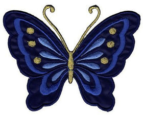 ah25★Schmetterling Groß Aufnäher Bügelbild Applikation Patch Flicken 11 x 8 cm