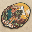 as10★Wandern Aufnäher Berge Natur Hiking Outdoor Wald Bügelbild Patch 6,4 x 8 cm-2