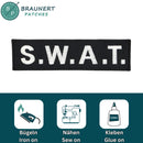 an16★S.W.A.T. Aufnäher Bügel Bild Police SWAT Patch Flicken Kostüm 11,2 x 3,1 cm-2