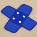 #ah96 Pflaster Blau Dunkelblau Hosenpflaster Flicken Aufnäher Bügelbild Applikation Patch Größe 7,3 x 7,3 cm-2