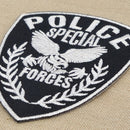 ah63★Police Special Forces Aufnäher Bügelbild Applikation Patch Kostüm 7 x 8 cm-2