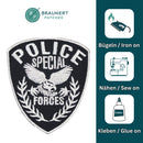 ah63★Police Special Forces Aufnäher Bügelbild Applikation Patch Kostüm 7 x 8 cm-3