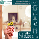 #aa47 Baby Ameise Gelb Aufnäher Bügelbild Applikation Patch Größe 5,5 x 4,8 cm-3