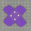 #ah95 Pflaster Lila Hosenpflaster Flicken Aufnäher Bügelbild Applikation Patch Größe 7,3 x 7,3 cm-4