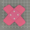 #bg07 Pflaster Rosa Pink Hosenpflaster Flicken Aufnäher Bügelbild Applikation Patch Größe 7,3 x 7,3 cm-4