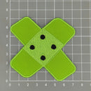 #ah93 Pflaster Grün Hosenpflaster Flicken Aufnäher Bügelbild Applikation Patch Größe 7,3 x 7,3 cm-4