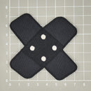 #bg05 Plaster Black Trouser Plaster Patch Iron-On Application Patch Size 7.5 x 7.0 cm-4