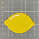 #aa68 Zitrone Gelb Aufnäher Bügelbild Patch Applikation Größe 7,0 x 4,7 cm-4