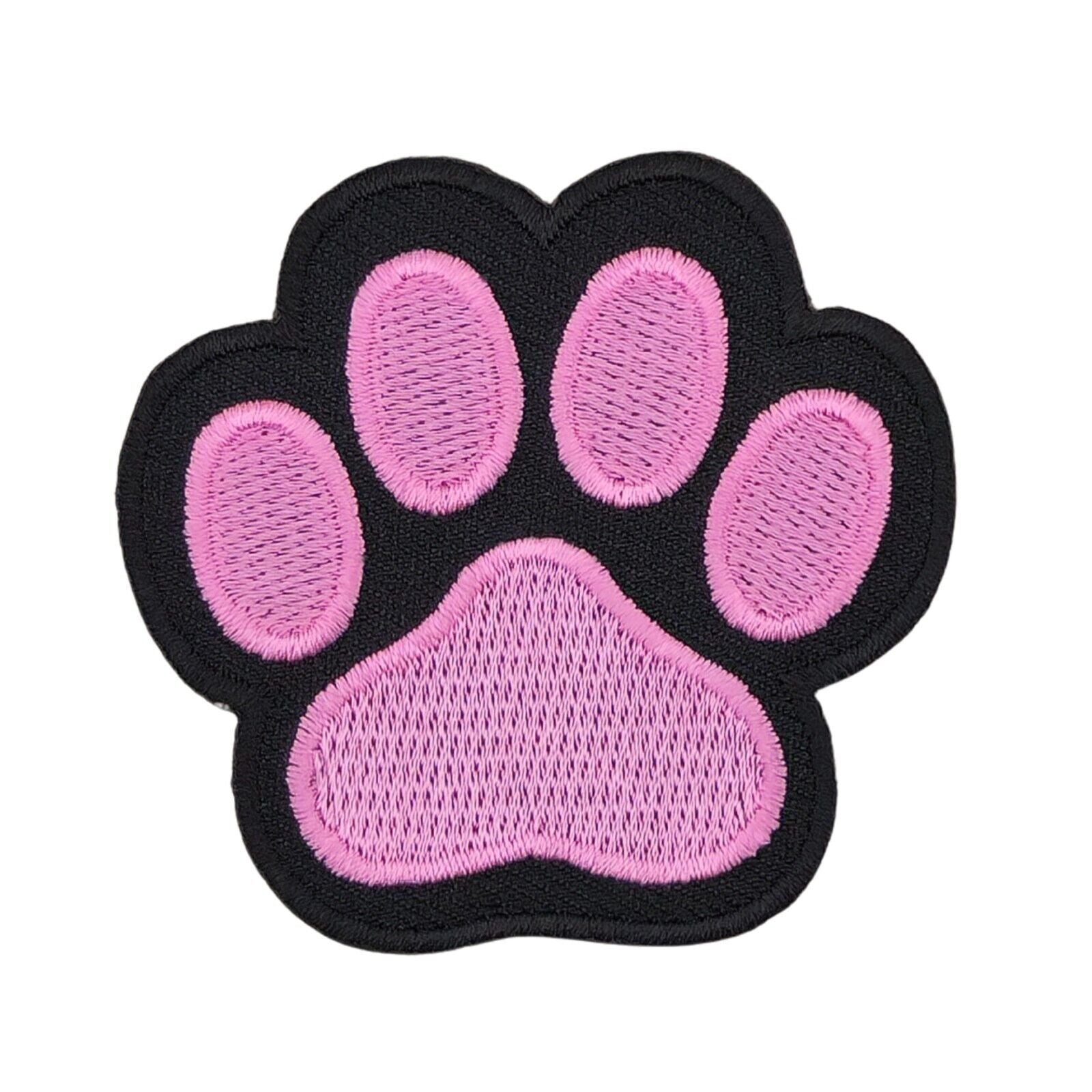 ap73★Pfote Tatze Aufnäher zum aufbügeln Hund Katze Bügelpatch Patch 6,1 x 5,8 cm